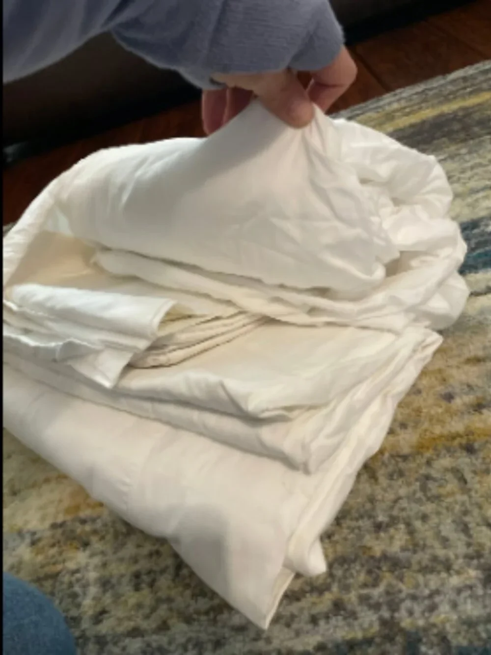 Boll & Branch Signature Hemmed KING White 4 PCS Sheet Set